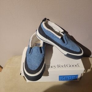 Keds Kids Blue Slip-On Shoes